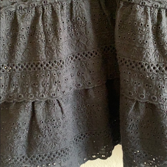 Eyelet Ruffle Crop Tank - Picture 3 of 3